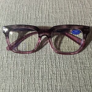 Pink Square Reading Glasses